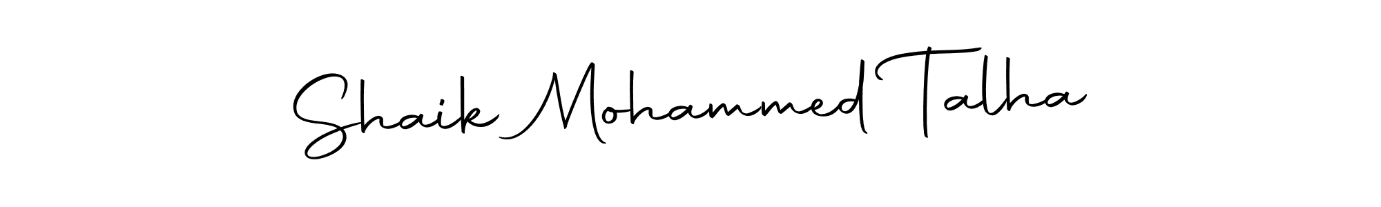 Autography-DOLnW is a professional signature style that is perfect for those who want to add a touch of class to their signature. It is also a great choice for those who want to make their signature more unique. Get Shaik Mohammed Talha name to fancy signature for free. Shaik Mohammed Talha signature style 10 images and pictures png