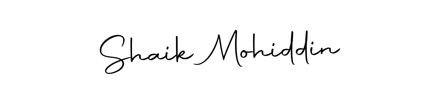 Design your own signature with our free online signature maker. With this signature software, you can create a handwritten (Autography-DOLnW) signature for name Shaik Mohiddin. Shaik Mohiddin signature style 10 images and pictures png