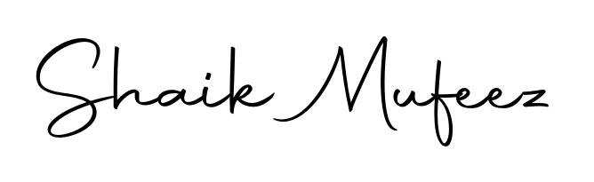 Designed for modern professionals: Shaik Mufeez name signature crafted with Autography-DOLnW script. Ready for digital PDF workflows. Shaik Mufeez signature style 10 images and pictures png