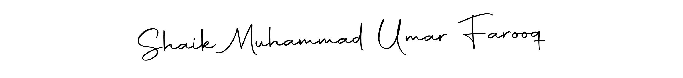 You can use this online signature creator to create a handwritten signature for the name Shaik Muhammad Umar Farooq. This is the best online autograph maker. Shaik Muhammad Umar Farooq signature style 10 images and pictures png