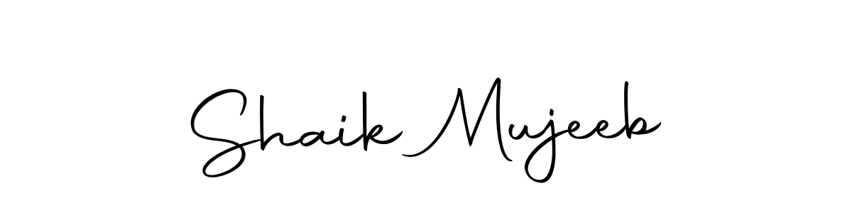 You should practise on your own different ways (Autography-DOLnW) to write your name (Shaik Mujeeb) in signature. don't let someone else do it for you. Shaik Mujeeb signature style 10 images and pictures png