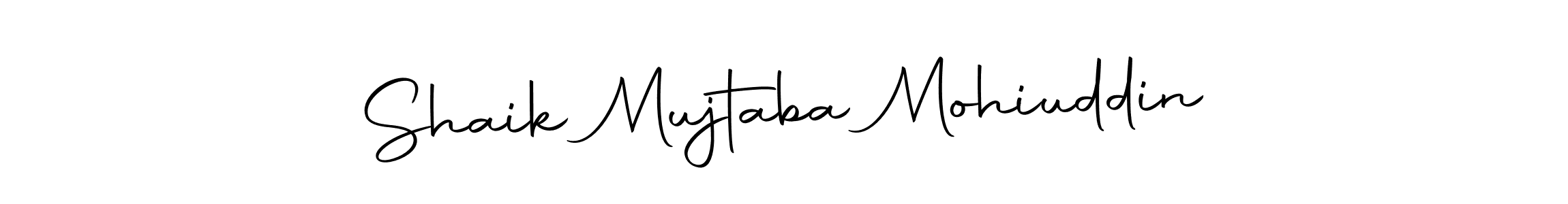Similarly Autography-DOLnW is the best handwritten signature design. Signature creator online .You can use it as an online autograph creator for name Shaik Mujtaba Mohiuddin. Shaik Mujtaba Mohiuddin signature style 10 images and pictures png