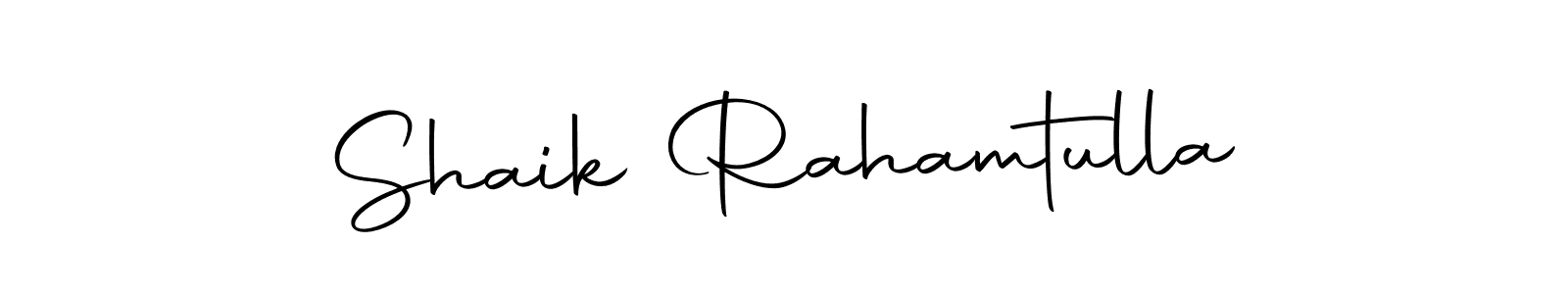 Make a beautiful signature design for name Shaik Rahamtulla. With this signature (Autography-DOLnW) style, you can create a handwritten signature for free. Shaik Rahamtulla signature style 10 images and pictures png