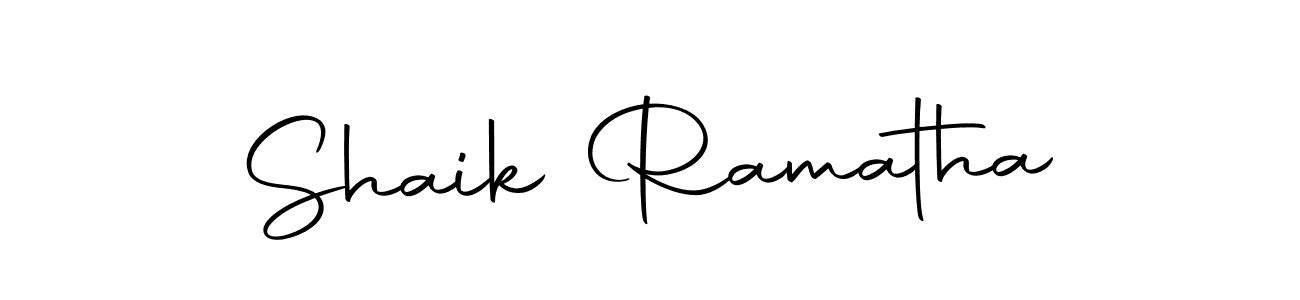 Use a signature maker to create a handwritten signature online. With this signature software, you can design (Autography-DOLnW) your own signature for name Shaik Ramatha. Shaik Ramatha signature style 10 images and pictures png