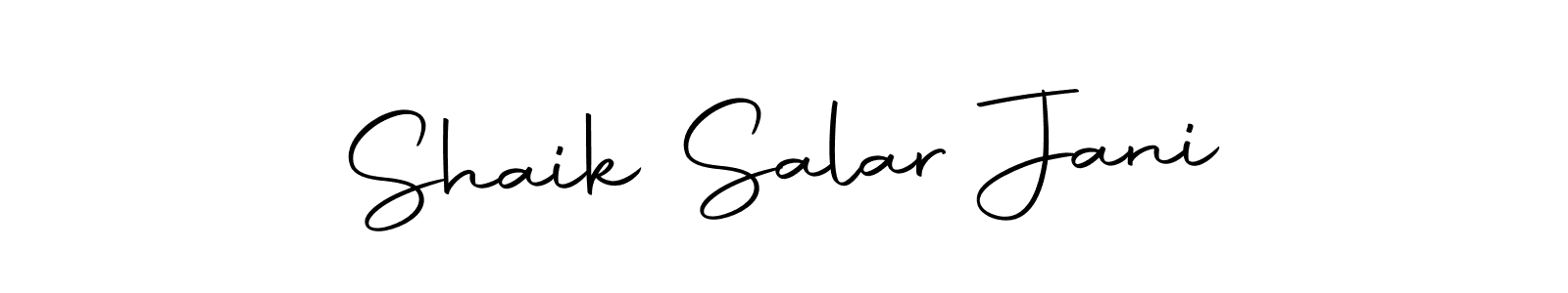 Design your own signature with our free online signature maker. With this signature software, you can create a handwritten (Autography-DOLnW) signature for name Shaik Salar Jani. Shaik Salar Jani signature style 10 images and pictures png