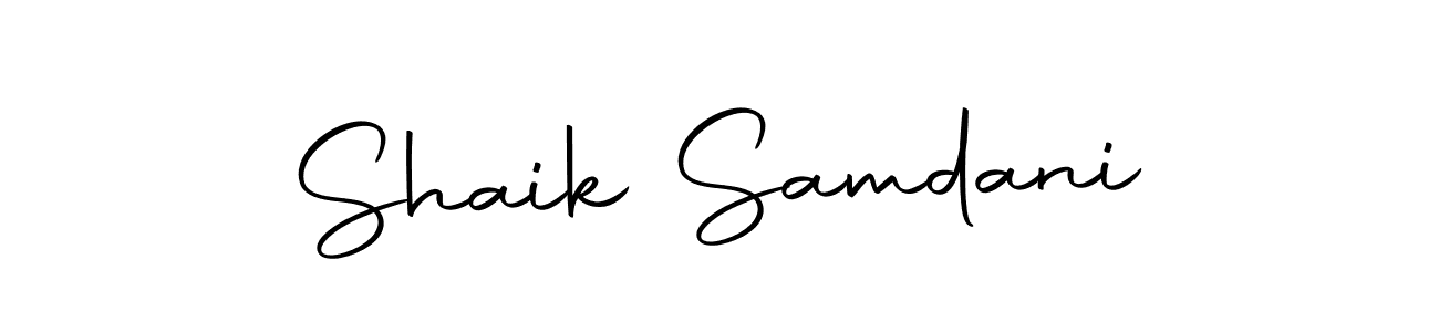 Make a beautiful signature design for name Shaik Samdani. Use this online signature maker to create a handwritten signature for free. Shaik Samdani signature style 10 images and pictures png