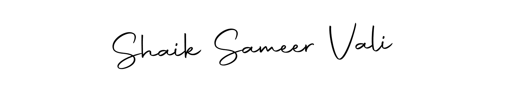 Shaik Sameer Vali stylish signature style. Best Handwritten Sign (Autography-DOLnW) for my name. Handwritten Signature Collection Ideas for my name Shaik Sameer Vali. Shaik Sameer Vali signature style 10 images and pictures png