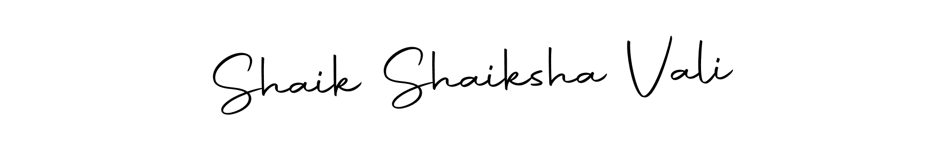 Make a beautiful signature design for name Shaik Shaiksha Vali. Use this online signature maker to create a handwritten signature for free. Shaik Shaiksha Vali signature style 10 images and pictures png