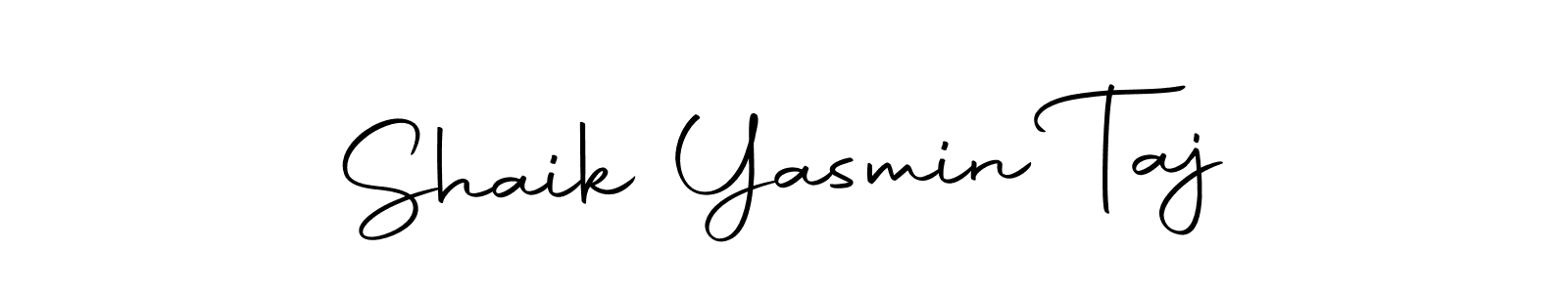 Make a short Shaik Yasmin Taj signature style. Manage your documents anywhere anytime using Autography-DOLnW. Create and add eSignatures, submit forms, share and send files easily. Shaik Yasmin Taj signature style 10 images and pictures png