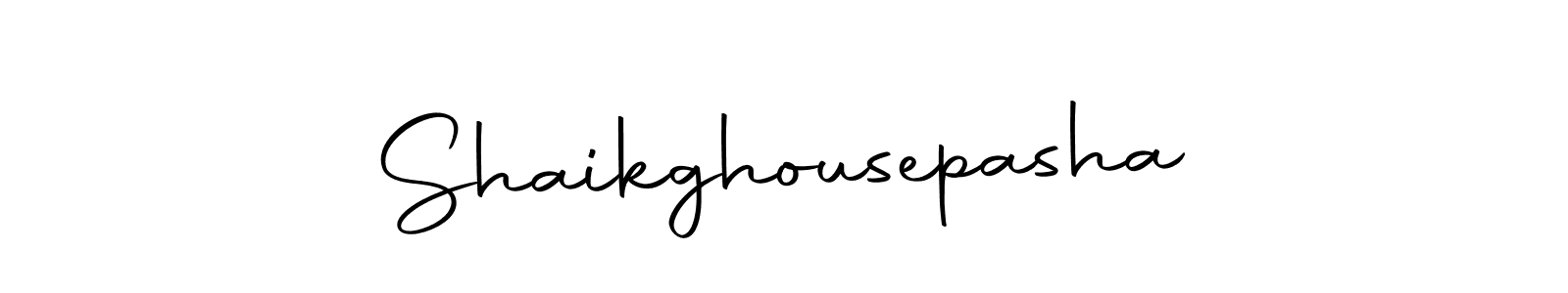 Create a beautiful signature design for name Shaikghousepasha. With this signature (Autography-DOLnW) fonts, you can make a handwritten signature for free. Shaikghousepasha signature style 10 images and pictures png