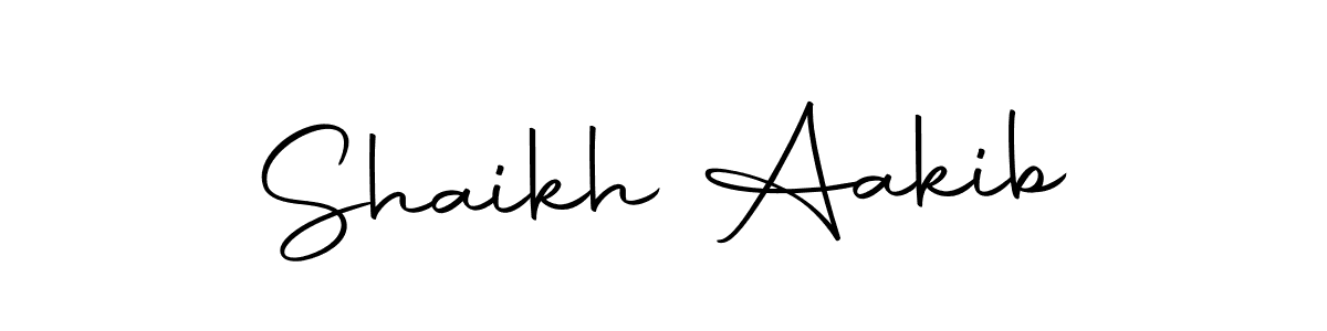 Make a beautiful signature design for name Shaikh Aakib. With this signature (Autography-DOLnW) style, you can create a handwritten signature for free. Shaikh Aakib signature style 10 images and pictures png