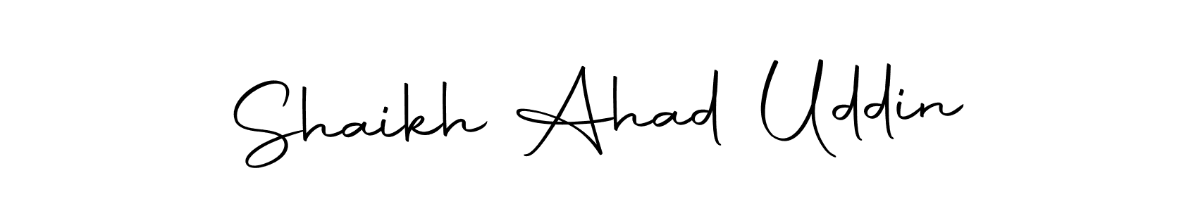 Similarly Autography-DOLnW is the best handwritten signature design. Signature creator online .You can use it as an online autograph creator for name Shaikh Ahad Uddin. Shaikh Ahad Uddin signature style 10 images and pictures png