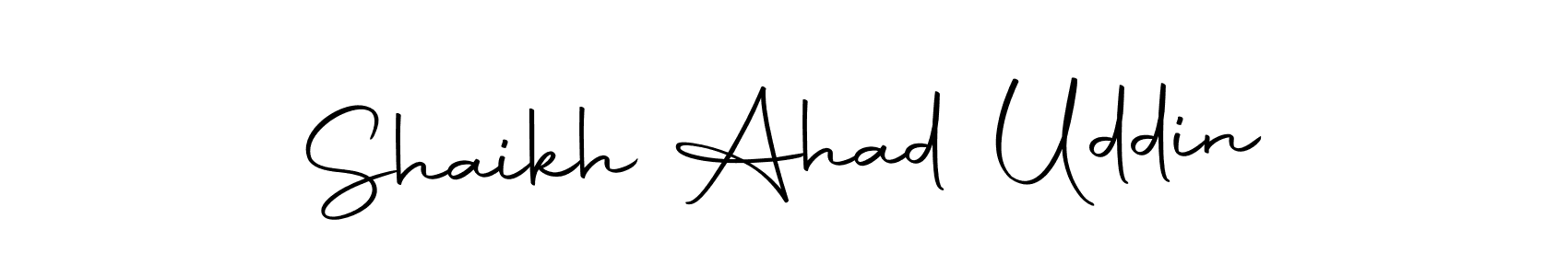 Shaikh Ahad Uddin stylish signature style. Best Handwritten Sign (Autography-DOLnW) for my name. Handwritten Signature Collection Ideas for my name Shaikh Ahad Uddin. Shaikh Ahad Uddin signature style 10 images and pictures png