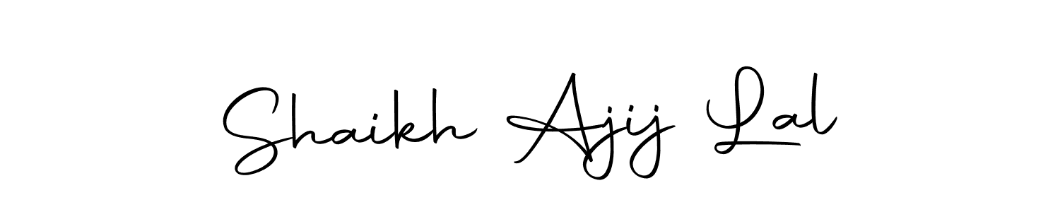 Shaikh Ajij Lal stylish signature style. Best Handwritten Sign (Autography-DOLnW) for my name. Handwritten Signature Collection Ideas for my name Shaikh Ajij Lal. Shaikh Ajij Lal signature style 10 images and pictures png