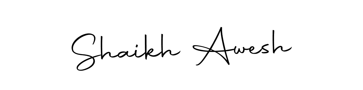 if you are searching for the best signature style for your name Shaikh Awesh. so please give up your signature search. here we have designed multiple signature styles  using Autography-DOLnW. Shaikh Awesh signature style 10 images and pictures png
