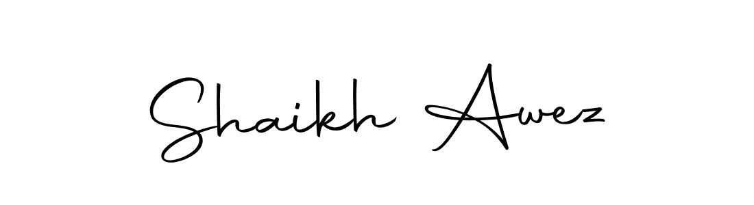 How to make Shaikh Awez signature? Autography-DOLnW is a professional autograph style. Create handwritten signature for Shaikh Awez name. Shaikh Awez signature style 10 images and pictures png