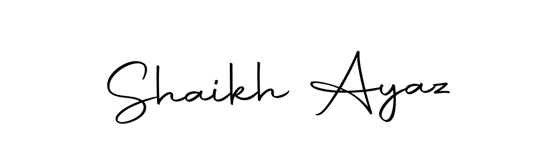 You should practise on your own different ways (Autography-DOLnW) to write your name (Shaikh Ayaz) in signature. don't let someone else do it for you. Shaikh Ayaz signature style 10 images and pictures png