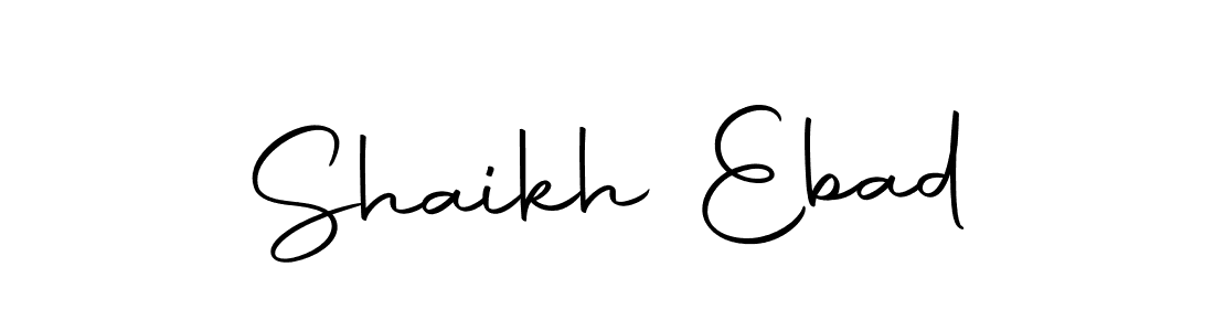 Similarly Autography-DOLnW is the best handwritten signature design. Signature creator online .You can use it as an online autograph creator for name Shaikh Ebad. Shaikh Ebad signature style 10 images and pictures png