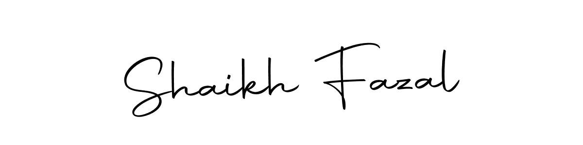 How to make Shaikh Fazal signature? Autography-DOLnW is a professional autograph style. Create handwritten signature for Shaikh Fazal name. Shaikh Fazal signature style 10 images and pictures png