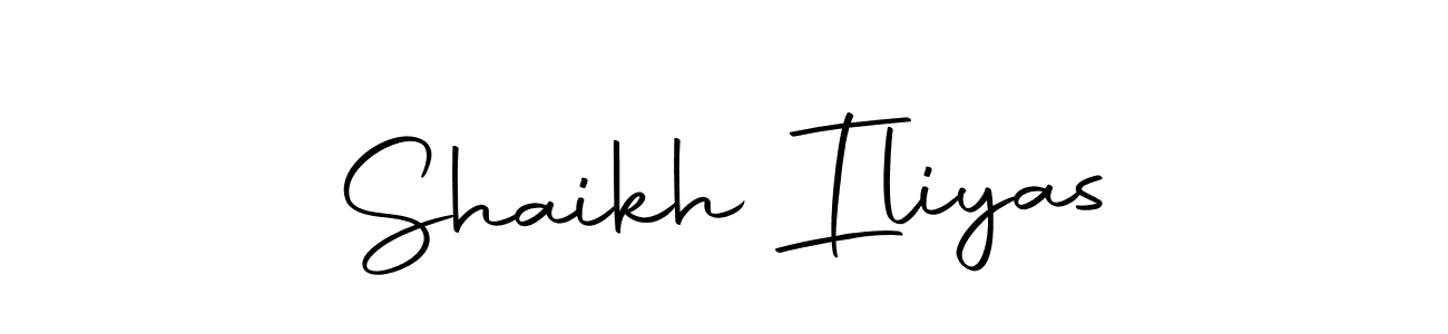 Design your own signature with our free online signature maker. With this signature software, you can create a handwritten (Autography-DOLnW) signature for name Shaikh Iliyas. Shaikh Iliyas signature style 10 images and pictures png