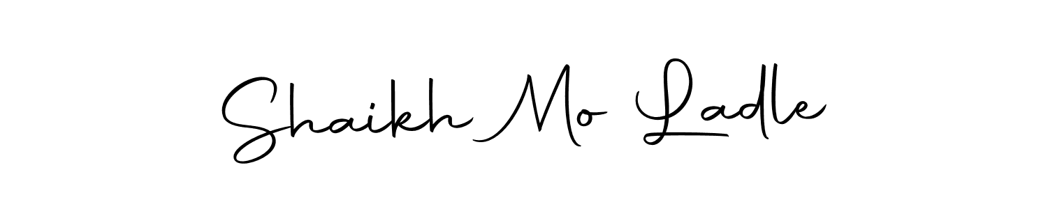 Make a beautiful signature design for name Shaikh Mo Ladle. Use this online signature maker to create a handwritten signature for free. Shaikh Mo Ladle signature style 10 images and pictures png