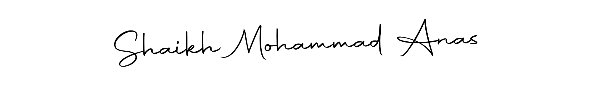 Use a signature maker to create a handwritten signature online. With this signature software, you can design (Autography-DOLnW) your own signature for name Shaikh Mohammad Anas. Shaikh Mohammad Anas signature style 10 images and pictures png