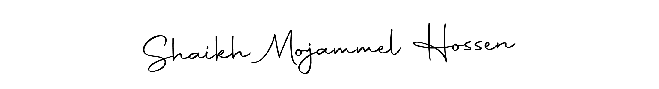 Use a signature maker to create a handwritten signature online. With this signature software, you can design (Autography-DOLnW) your own signature for name Shaikh Mojammel Hossen. Shaikh Mojammel Hossen signature style 10 images and pictures png