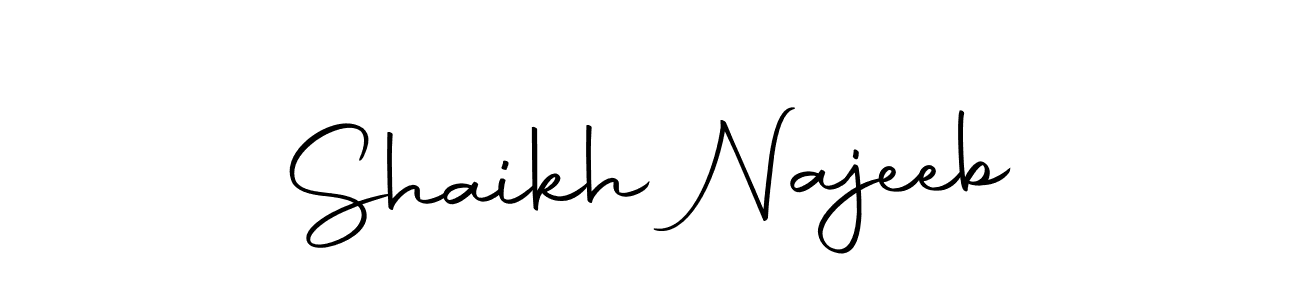 Make a beautiful signature design for name Shaikh Najeeb. Use this online signature maker to create a handwritten signature for free. Shaikh Najeeb signature style 10 images and pictures png