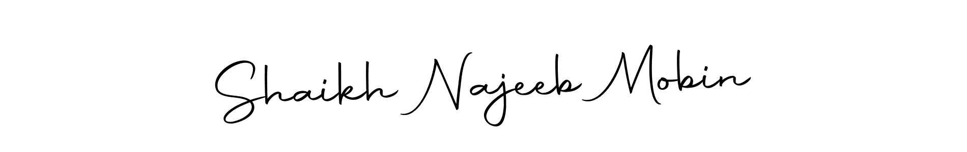 Make a beautiful signature design for name Shaikh Najeeb Mobin. With this signature (Autography-DOLnW) style, you can create a handwritten signature for free. Shaikh Najeeb Mobin signature style 10 images and pictures png