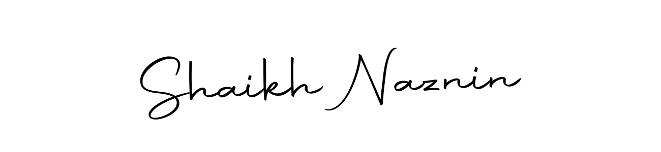 How to make Shaikh Naznin signature? Autography-DOLnW is a professional autograph style. Create handwritten signature for Shaikh Naznin name. Shaikh Naznin signature style 10 images and pictures png