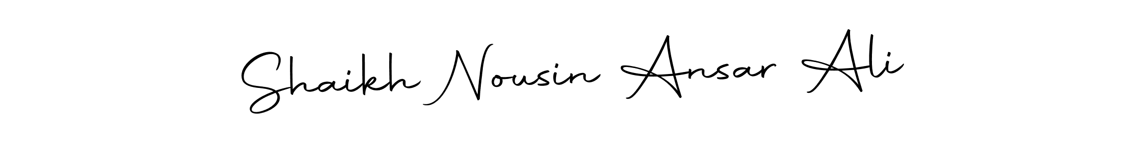 Similarly Autography-DOLnW is the best handwritten signature design. Signature creator online .You can use it as an online autograph creator for name Shaikh Nousin Ansar Ali. Shaikh Nousin Ansar Ali signature style 10 images and pictures png