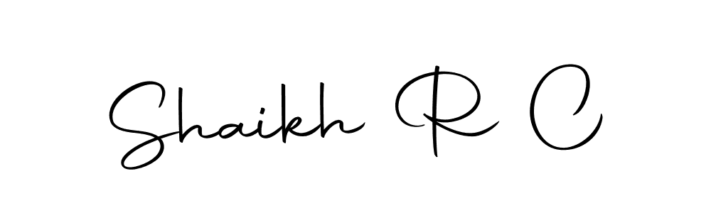 Autography-DOLnW is a professional signature style that is perfect for those who want to add a touch of class to their signature. It is also a great choice for those who want to make their signature more unique. Get Shaikh R C name to fancy signature for free. Shaikh R C signature style 10 images and pictures png