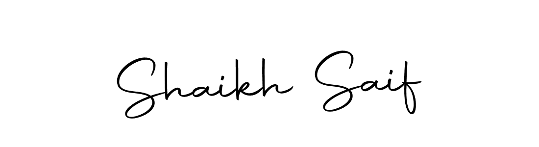 Use a signature maker to create a handwritten signature online. With this signature software, you can design (Autography-DOLnW) your own signature for name Shaikh Saif. Shaikh Saif signature style 10 images and pictures png