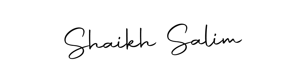 Make a beautiful signature design for name Shaikh Salim. With this signature (Autography-DOLnW) style, you can create a handwritten signature for free. Shaikh Salim signature style 10 images and pictures png