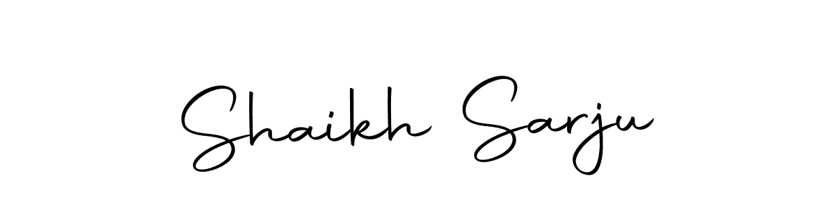 Create a beautiful signature design for name Shaikh Sarju. With this signature (Autography-DOLnW) fonts, you can make a handwritten signature for free. Shaikh Sarju signature style 10 images and pictures png