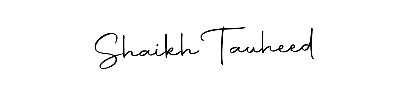 Make a beautiful signature design for name Shaikh Tauheed. With this signature (Autography-DOLnW) style, you can create a handwritten signature for free. Shaikh Tauheed signature style 10 images and pictures png