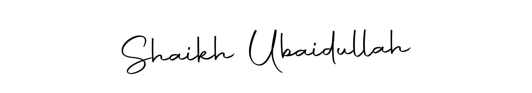 Make a short Shaikh Ubaidullah signature style. Manage your documents anywhere anytime using Autography-DOLnW. Create and add eSignatures, submit forms, share and send files easily. Shaikh Ubaidullah signature style 10 images and pictures png