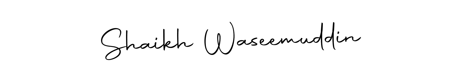 Create a beautiful signature design for name Shaikh Waseemuddin. With this signature (Autography-DOLnW) fonts, you can make a handwritten signature for free. Shaikh Waseemuddin signature style 10 images and pictures png