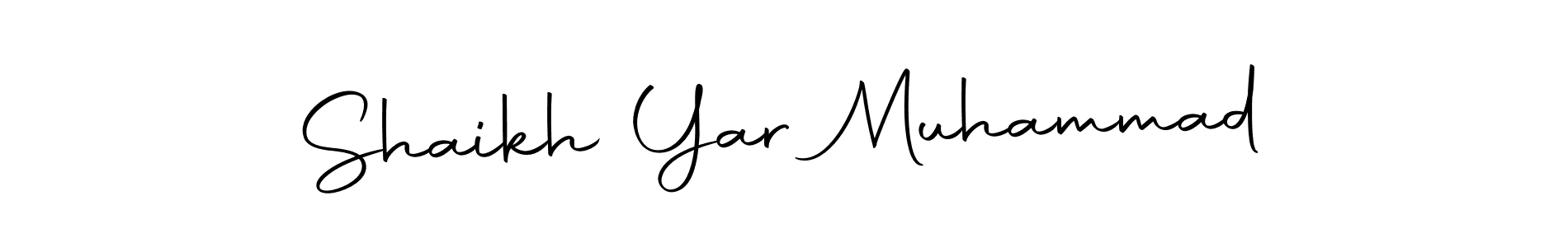 Make a beautiful signature design for name Shaikh Yar Muhammad. Use this online signature maker to create a handwritten signature for free. Shaikh Yar Muhammad signature style 10 images and pictures png