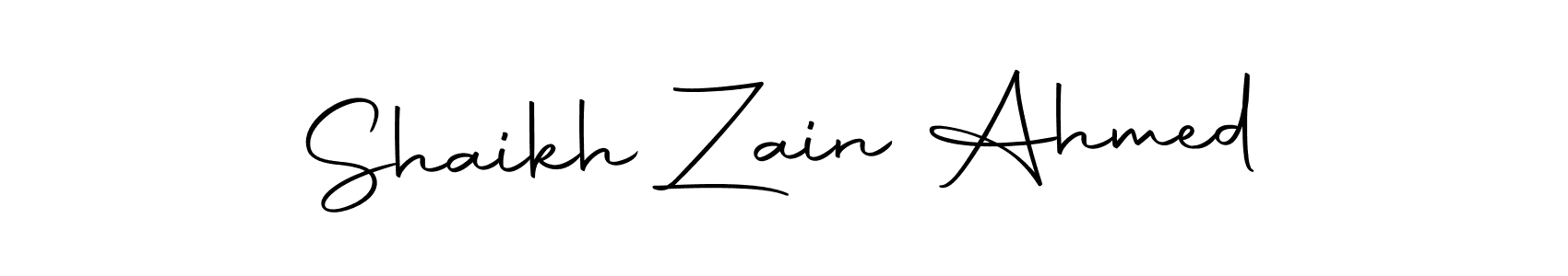 You should practise on your own different ways (Autography-DOLnW) to write your name (Shaikh Zain Ahmed) in signature. don't let someone else do it for you. Shaikh Zain Ahmed signature style 10 images and pictures png