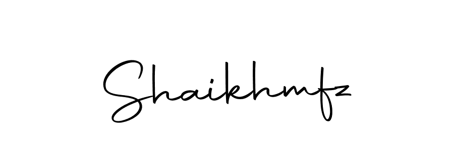 Make a beautiful signature design for name Shaikhmfz. Use this online signature maker to create a handwritten signature for free. Shaikhmfz signature style 10 images and pictures png