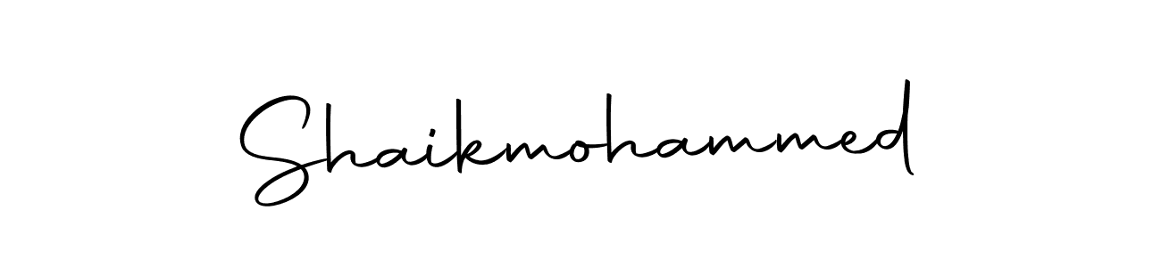 Use a signature maker to create a handwritten signature online. With this signature software, you can design (Autography-DOLnW) your own signature for name Shaikmohammed. Shaikmohammed signature style 10 images and pictures png