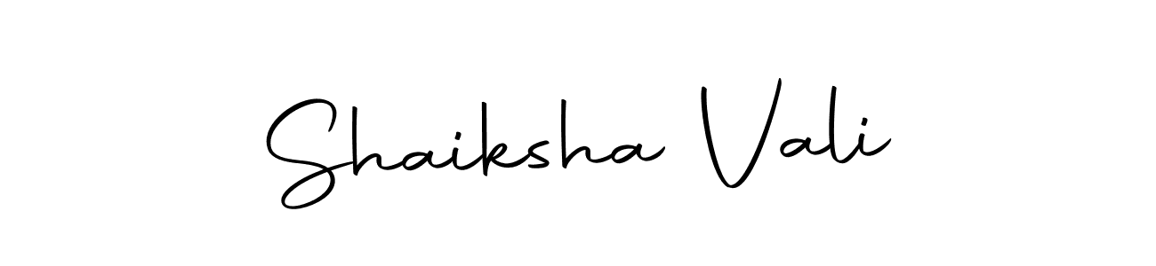 Make a beautiful signature design for name Shaiksha Vali. With this signature (Autography-DOLnW) style, you can create a handwritten signature for free. Shaiksha Vali signature style 10 images and pictures png