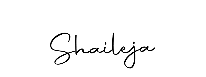 Create a beautiful signature design for name Shaileja. With this signature (Autography-DOLnW) fonts, you can make a handwritten signature for free. Shaileja signature style 10 images and pictures png