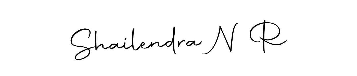 if you are searching for the best signature style for your name Shailendra N R. so please give up your signature search. here we have designed multiple signature styles  using Autography-DOLnW. Shailendra N R signature style 10 images and pictures png