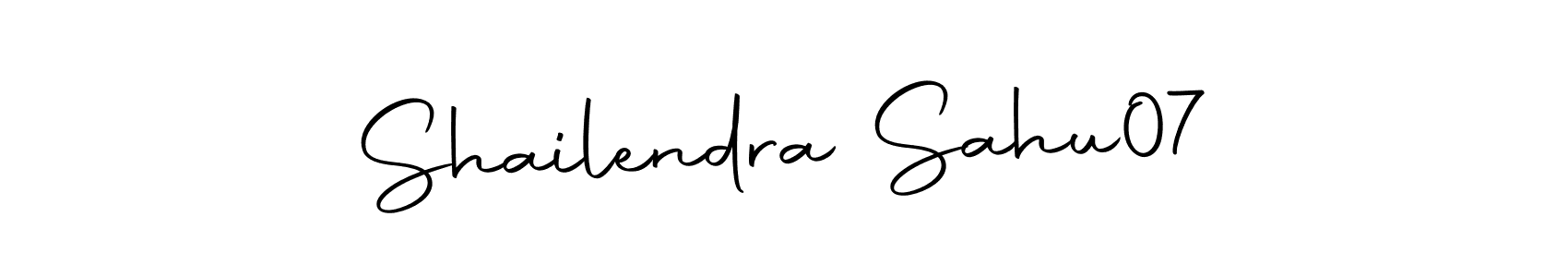 Create a beautiful signature design for name Shailendra Sahu07. With this signature (Autography-DOLnW) fonts, you can make a handwritten signature for free. Shailendra Sahu07 signature style 10 images and pictures png