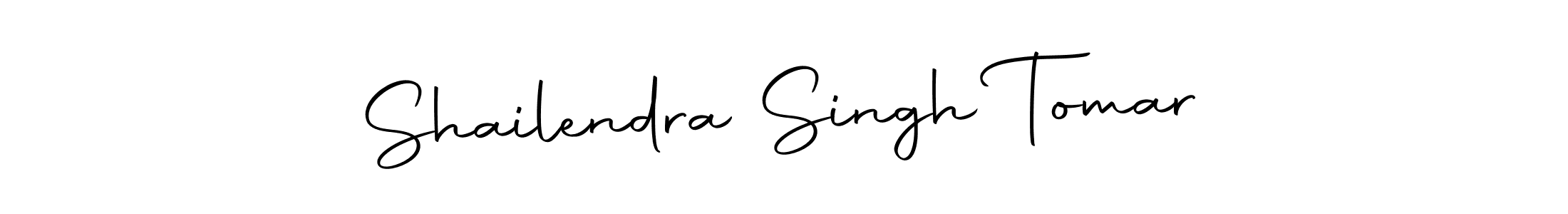 How to make Shailendra Singh Tomar name signature. Use Autography-DOLnW style for creating short signs online. This is the latest handwritten sign. Shailendra Singh Tomar signature style 10 images and pictures png