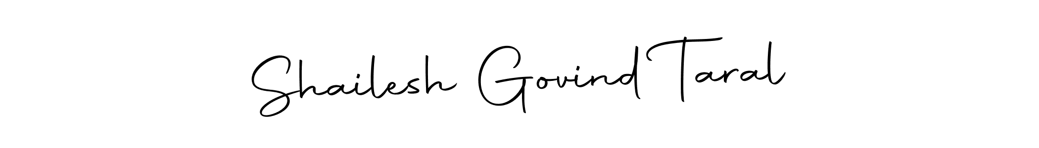 Autography-DOLnW is a professional signature style that is perfect for those who want to add a touch of class to their signature. It is also a great choice for those who want to make their signature more unique. Get Shailesh Govind Taral name to fancy signature for free. Shailesh Govind Taral signature style 10 images and pictures png