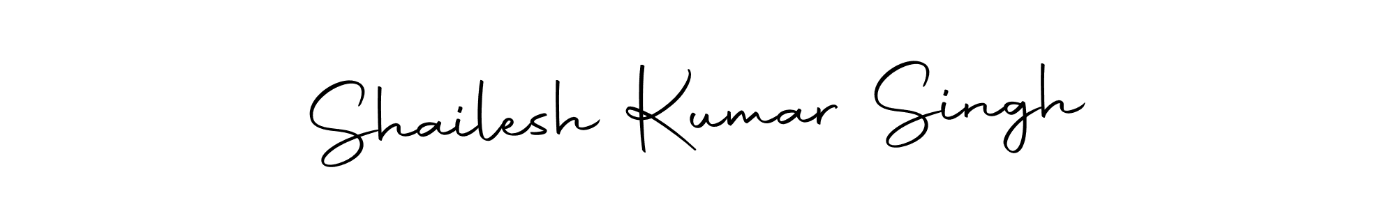 How to make Shailesh Kumar Singh name signature. Use Autography-DOLnW style for creating short signs online. This is the latest handwritten sign. Shailesh Kumar Singh signature style 10 images and pictures png