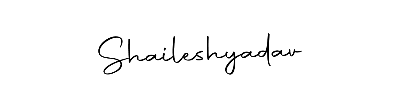 The best way (Autography-DOLnW) to make a short signature is to pick only two or three words in your name. The name Shaileshyadav include a total of six letters. For converting this name. Shaileshyadav signature style 10 images and pictures png